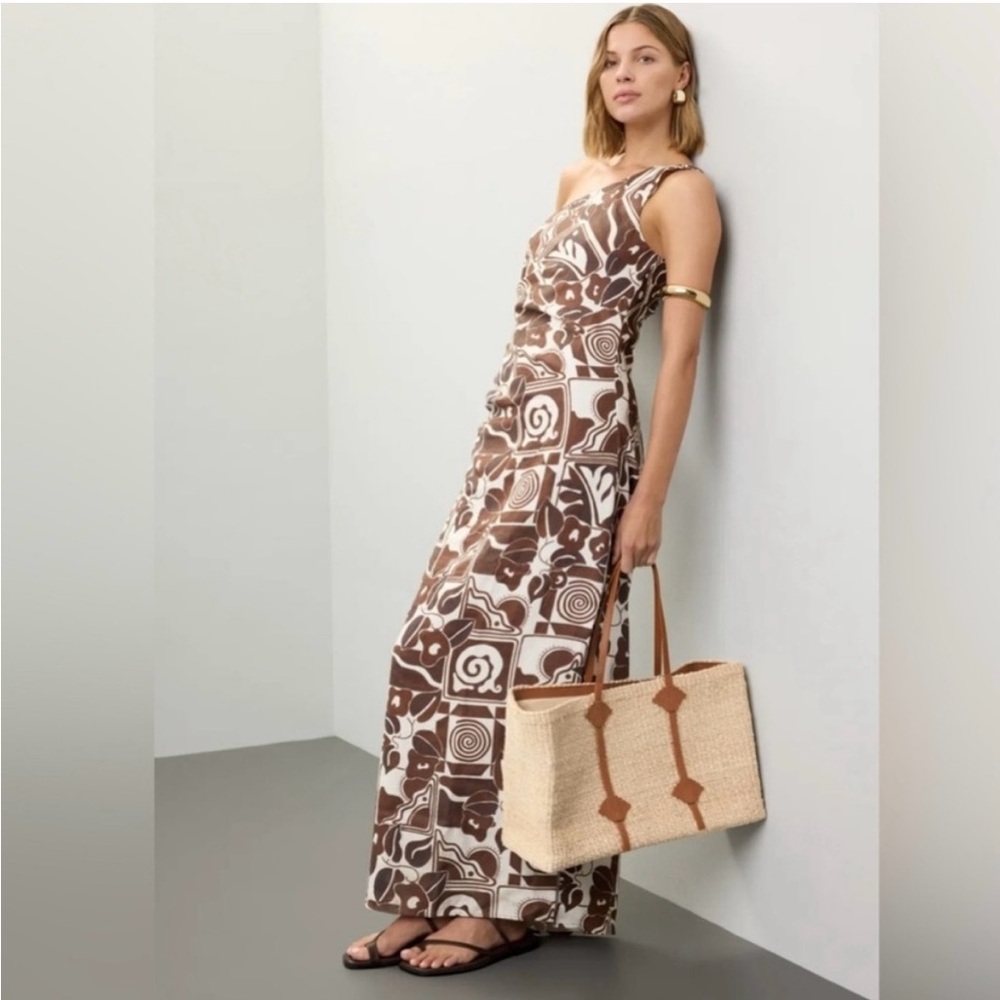 Mara Hoffman Brown Geometric Maxi Dress
